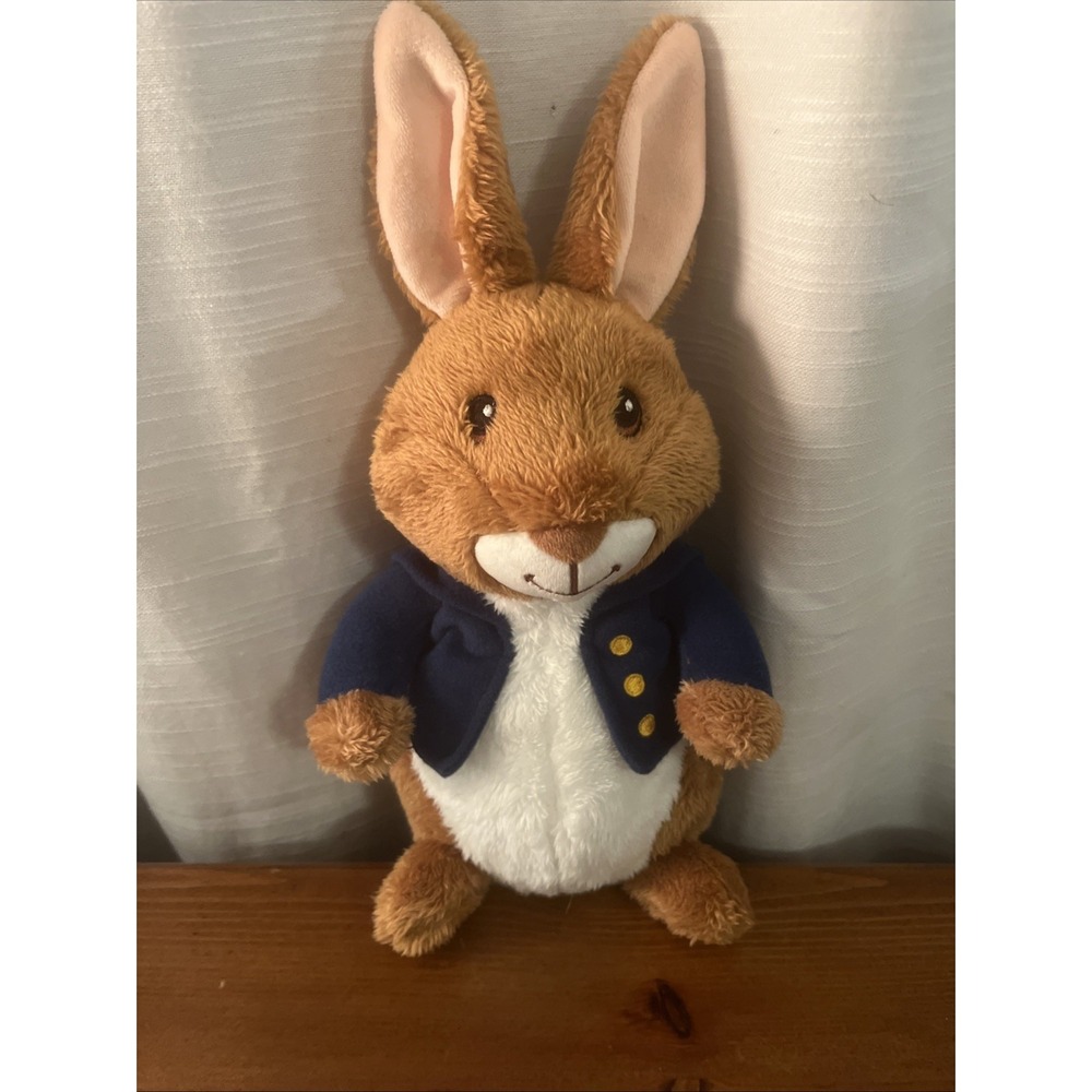 Kohls Cares Peter Rabbit Bunny In‎ Blue Jacket Plush 10" Stuffed Animal 2024